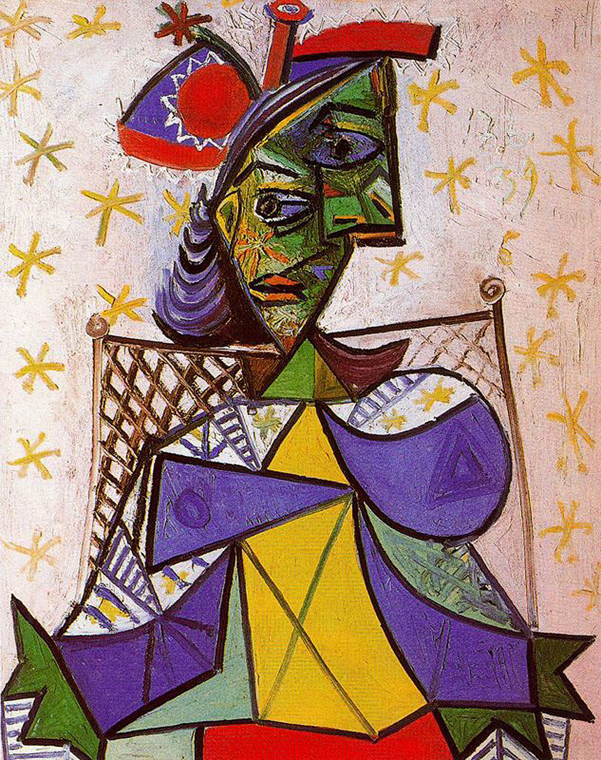 Picasso Woman sitting in an armchair 1939